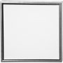 ArtistLine Toile avec cadre - argent antique/blanc - 44x44 cm
