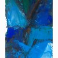 Image client Grattoir en caoutchouc 10,5 x 5,5 cm - bleu 1 pc.