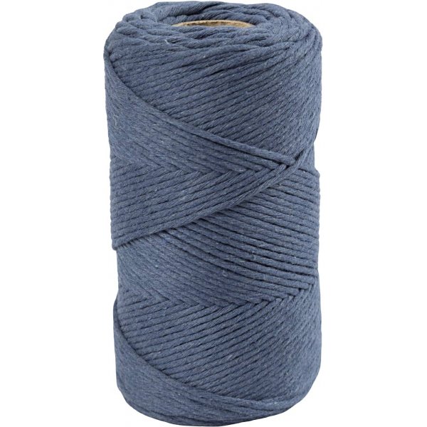 Fil macramé - bleu - Ø2 mm - 198 m Fil macramé - bleu - Ø2 mm - 198 m