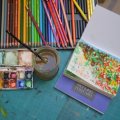 Image client Stylo aquarelle Mondeluz - Boite métal 36 stylos