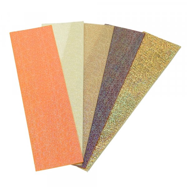 Feuilles de cire en plusieurs couleurs 200x50x0,5 mm