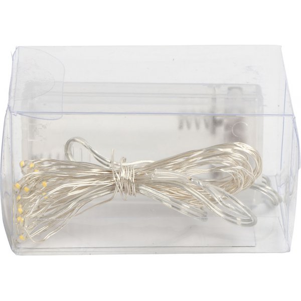 Guirlande lumineuse LED - argent - 3,15 m