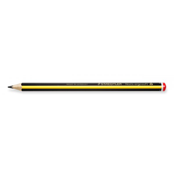 Crayon Mars Ergo soft Jumbo Noir/Jaune - HB