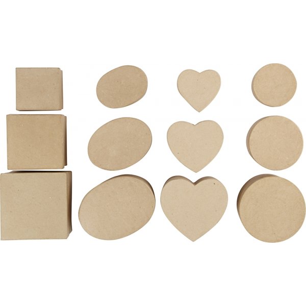 Cendres - papier mch - 72 pcs