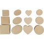 Cendres - papier mch - 72 pcs