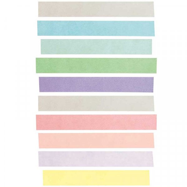 Jeu de rubans adhsifs - RICO Design - Diverses couleurs/motifs et quantit