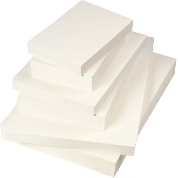 Papier aquarelle - blanc - A3, A4, A5 - 200+300 g - 100 feuilles Papier aquarelle - blanc - A3, A4, A5 - 200+300 g - 100 feuilles