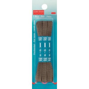 Lacets plats 8x1200 mm marron 1 paire Lacets plats 8x1200 mm marron 1 paire