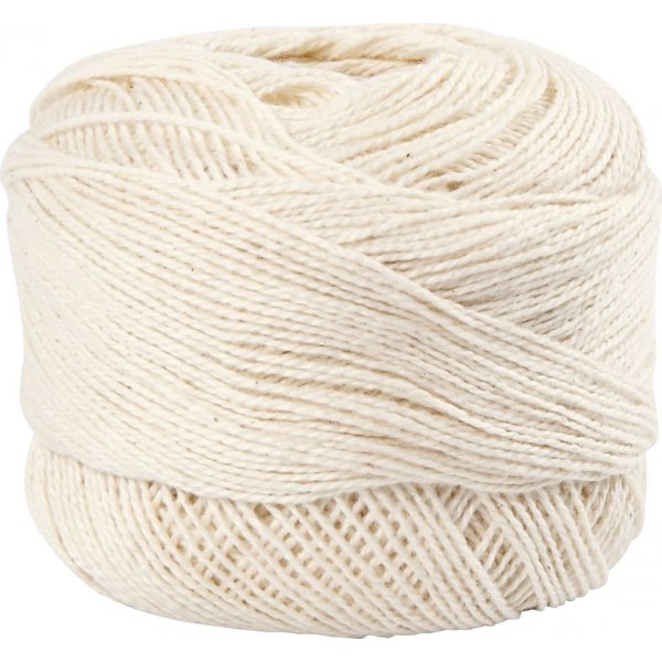 Fil de coton merceris - cru - 20 g
