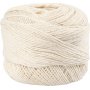 Fil de coton merceris - cru - 20 g