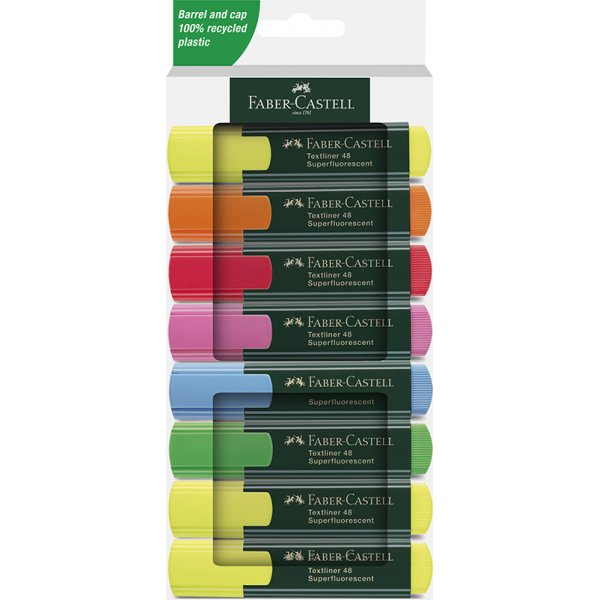 Coffret surligneurs - Faber-Castell - TL 48 - 8 stylos