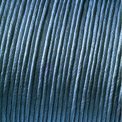 Cordon coton ciré gris Cordon coton ciré gris