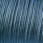 Cordon coton cir gris