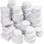 Botes en carton - blanc - 168 pcs - Le contenu peut varier