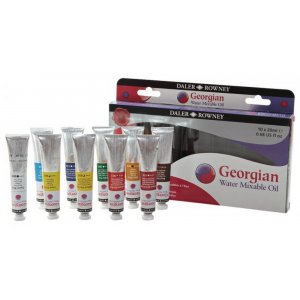 Coffret d'initiation à la Peinture à l'huile à l'eau 20 ml - 10 couleurs Coffret d'initiation à la Peinture à l'huile à l'eau 20 ml - 10 couleurs