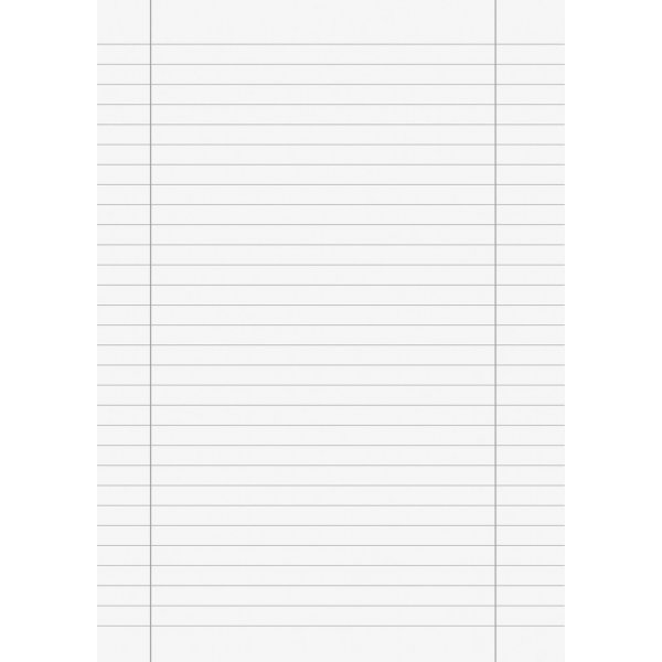 Pages volantes - plies recto-verso A4 - lignes (Type 27)