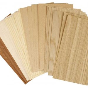 Placage bois - 12 x 22 cm - 30 feuilles Placage bois - 12 x 22 cm - 30 feuilles