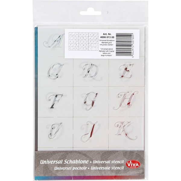 Gabarits - lettres et chiffres - A5 - 3 feuilles Gabarits - lettres et chiffres - A5 - 3 feuilles