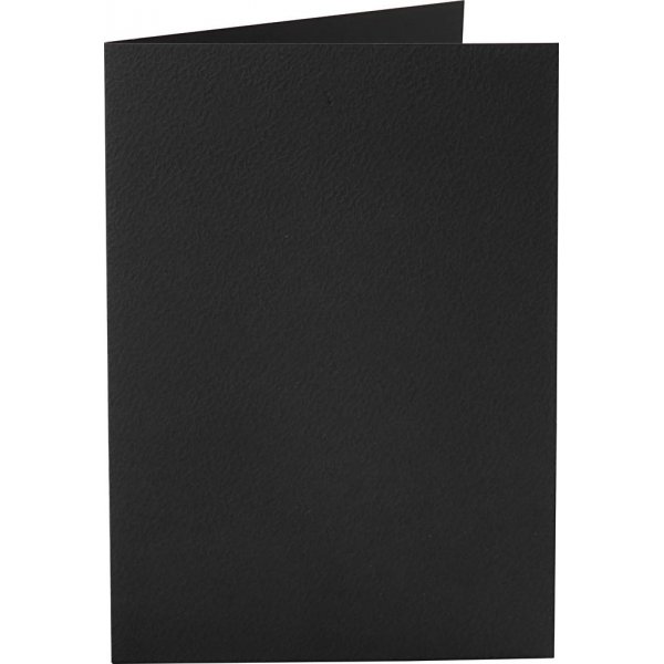 Carte - noir - 10,5 x 15 cm - 10 pcs