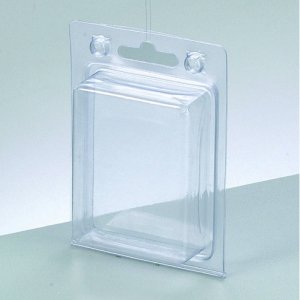 Boîte d'emballage en plastique 8,5x12x2 cm / i - transparent Boîte d'emballage en plastique 8,5x12x2 cm / i - transparent