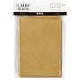 Cartes en nacre - or - 10 sets