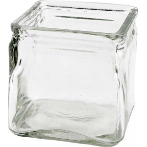 Photophores carrés - 10 x 10 cm - 12 pcs Photophores carrés - 10 x 10 cm - 12 pcs