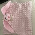 Image client Minky - Pois Rose Clair