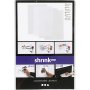 Feuille plastique rtractable - Transparent brillant - Transparent mat - Blanc mat - 4 feuilles