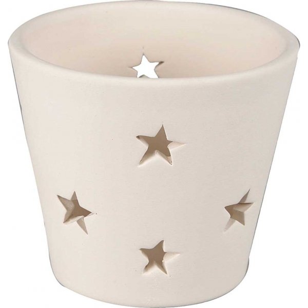 Bougeoir chauffant - blanc - 7 cm - 12 pcs