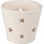 Bougeoir chauffant - blanc - 7 cm - 12 pcs