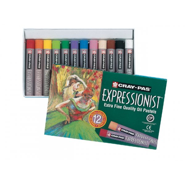 Sakura Cray-Pas Expressionniste set 12 crayons de couleur