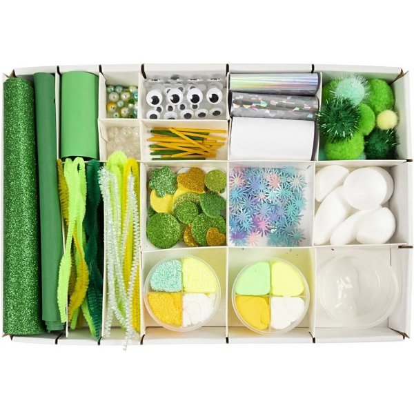 Boîte créative, couleurs mélangées, Monstre Boîte créative, couleurs mélangées, Monstre