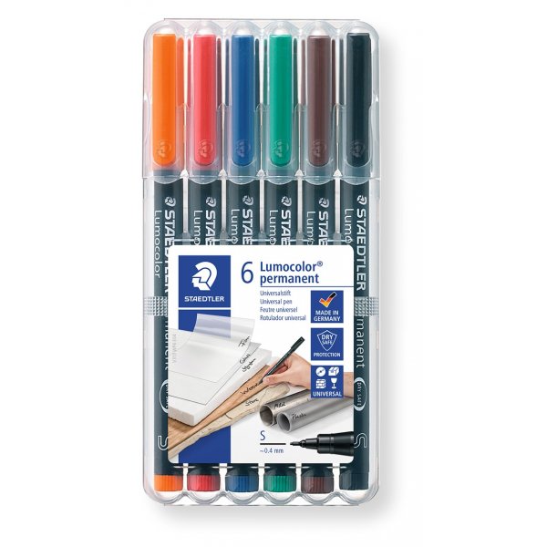 OH Pens permanents 0,4 mm - 6 stylos