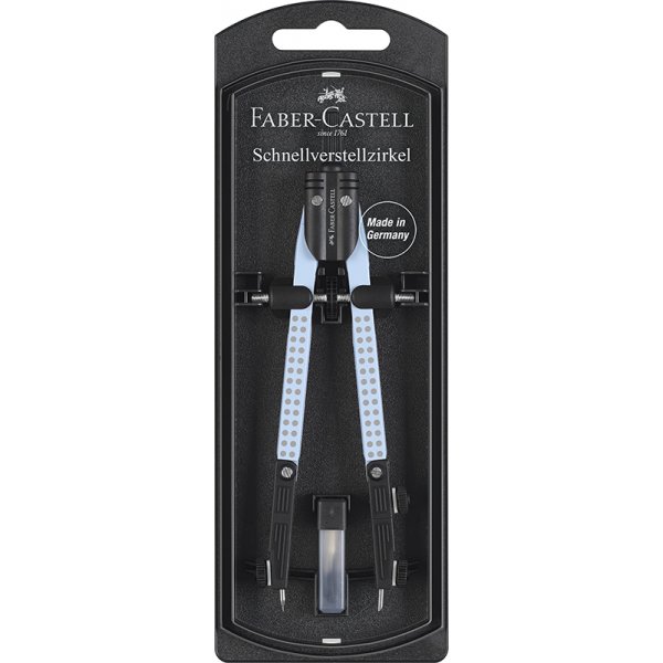 Convient  - Faber-Castell - Boussole  rglage rapide - Bleu ciel
