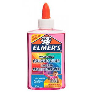 Colle Elmers - Colle Couleur - 147 ml - Rose Colle Elmers - Colle Couleur - 147 ml - Rose
