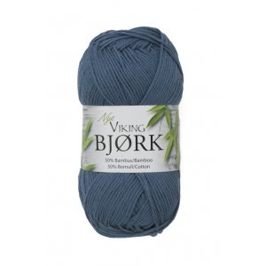 Fil Viking Bouleau 50g - Bleu de Chine (530) Fil Viking Bouleau 50g - Bleu de Chine (530)