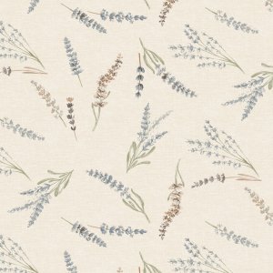 Toile cirée à motif lavande Toile cirée à motif lavande