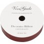 Ruban cadeau - rouge - mat - 25 m