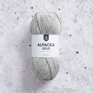 Alpaga Solo 50g - Gris argenté Alpaga Solo 50g - Gris argenté