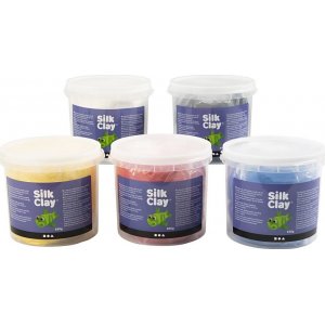 Silk Clay® - couleurs primaires - 6 x 650 g Silk Clay® - couleurs primaires - 6 x 650 g