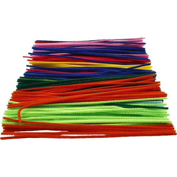 Cure-pipe - 4 mm - couleurs mlanges - 300 pcs