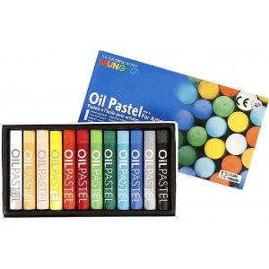 Pastels à l'huile Mungyo - couleurs mélangées - 12 pcs Pastels à l'huile Mungyo - couleurs mélangées - 12 pcs