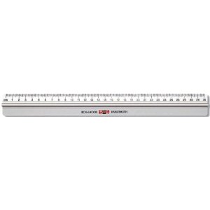 Règle en aluminium avec poignée facile à saisir 30 cm Règle en aluminium avec poignée facile à saisir 30 cm