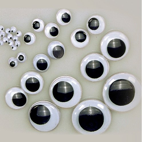 Yeux pupilles mobiles - ronds