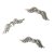 Pack de 10 perles ailes - Argent Pack de 10 perles ailes - Argent