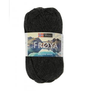 Fil Viking Fröya 50g - Gris noir (227) Fil Viking Fröya 50g - Gris noir (227)