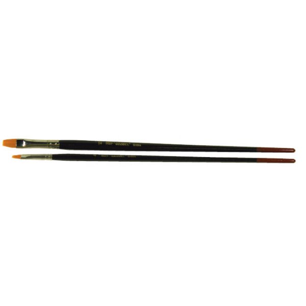 Pinceau synthtique srie 802F - plat (plusieurs options de tailles)