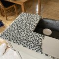 Image client MosaixPro - mosaïque de verre 10 x 10 mm - mélange gris 1 000 g ~ 1 500 pcs.
