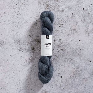 Soie de Lama 50g - Gris acier Soie de Lama 50g - Gris acier