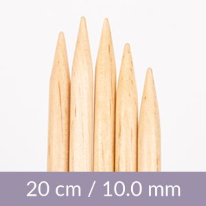 Aiguilles à tricoter - Bouleau - 20cm - Différentes tailles Aiguilles à tricoter - Bouleau - 20cm - Différentes tailles